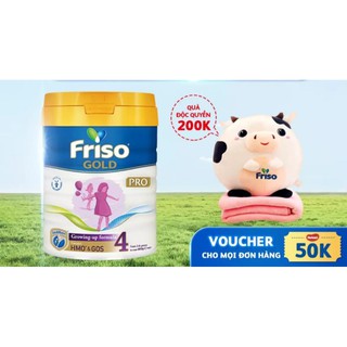 1 lon sữa bột Friso gold Pro 4 mẫu mới 900g tặng quà
