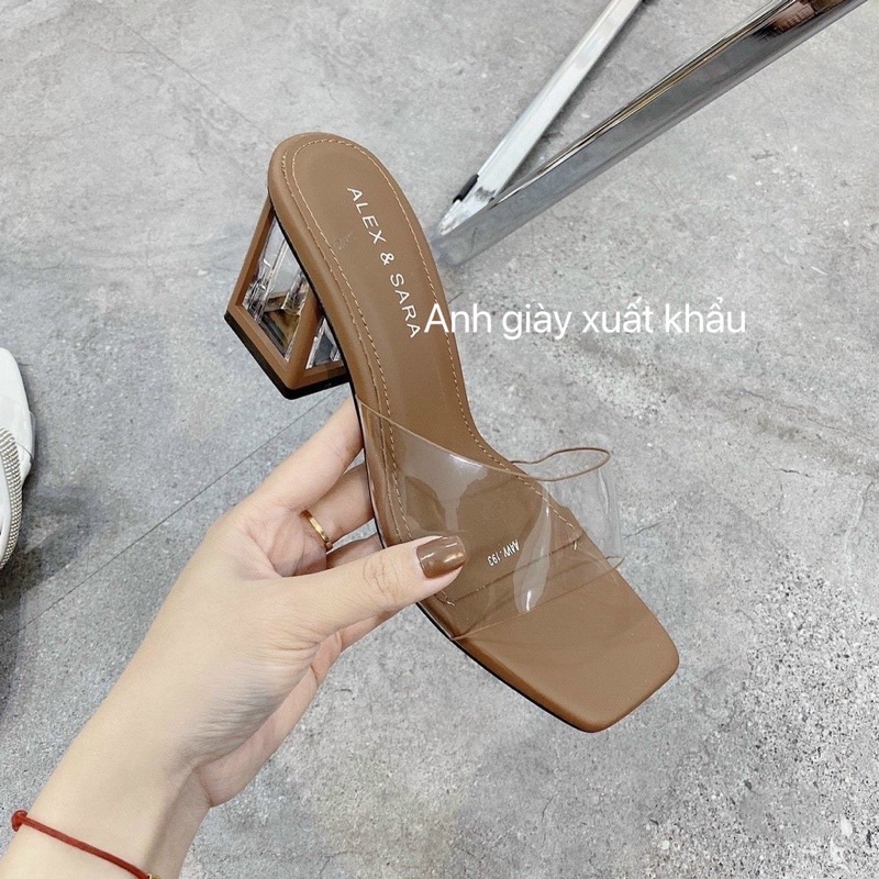 DL82 - Guốc quai trong mềm gót vuông 7p hàng đẹp hottrend phù hợp đi làm , đi chơi, du lịch ( ảnh thật kèm video)