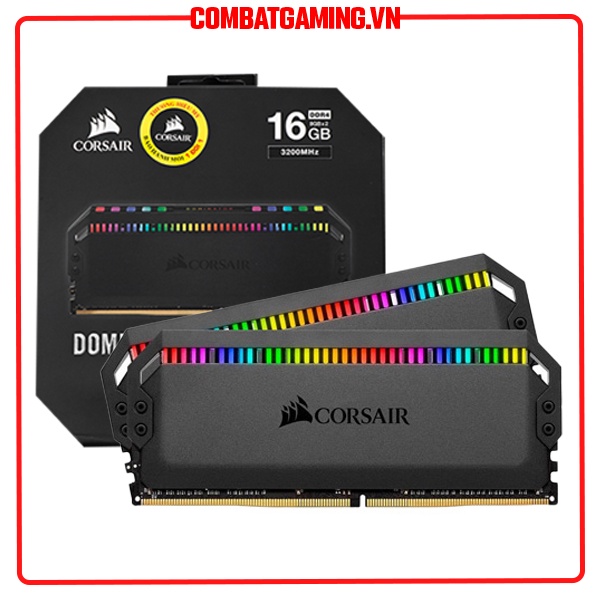 Ram Máy Tính Corsair Dominator Platinum RGB DDR4 16GB 3200MHz (2x8GB) CMT16GX4M2E3200C16