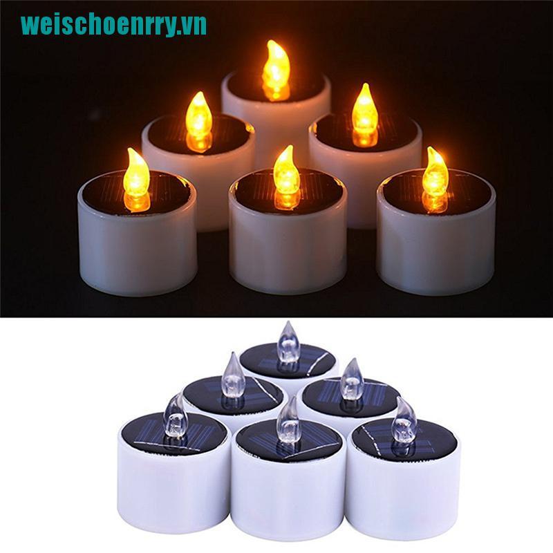 Weis♪Đèn LED Năng Lượng Mặt Trời Hình Nến