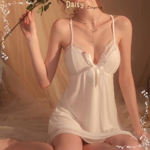[Hỏa Tốc, Bảo Mật] Váy Ngủ Sexy Gợi Cảm Đầm Ngủ Ren 2 Lớp 2 Dây Kèm Mút Ngực Cao Cấp - Mã VN029