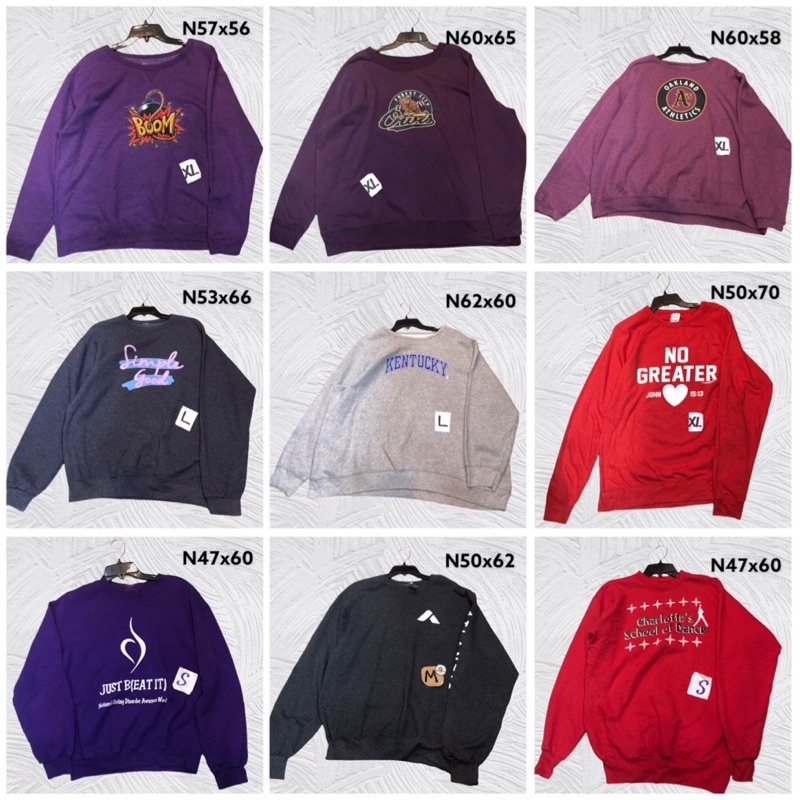 Sweater 2Hand Mỹ độ mới trên 90% SW1 MỤI 2HAND