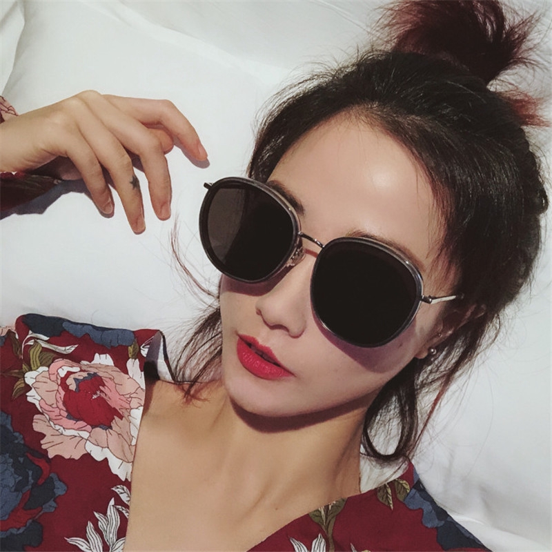 Candy Colors Large Frame Sunglasses Women Square Sunglasses Men Vintage Big Frame