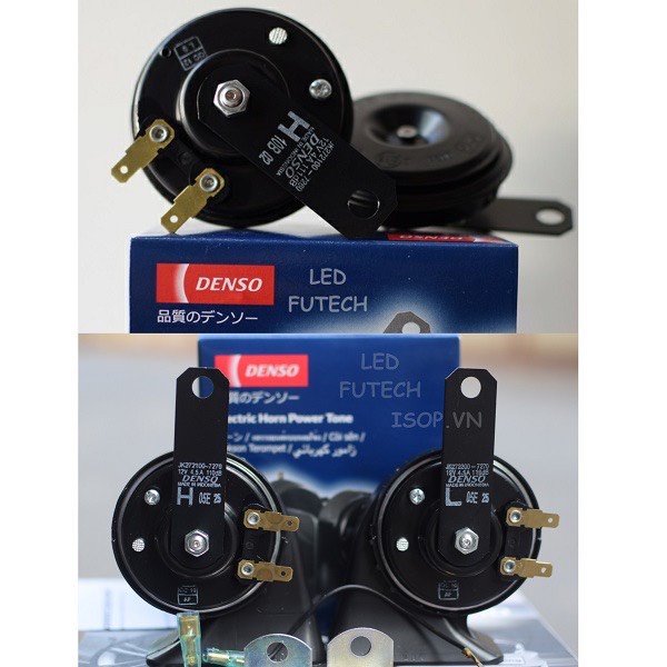 Còi sên Denso 12v chất lượng cao lắp được hầu hết các xe ô tô từ 4-16 chỗ