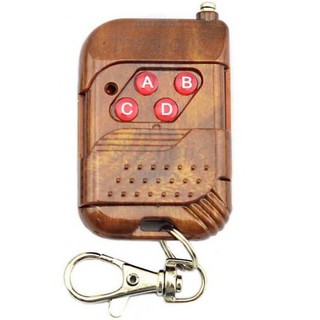 Điều khiển từ xa rf 4 nút abcd giả vân gỗ sóng 315 mhz