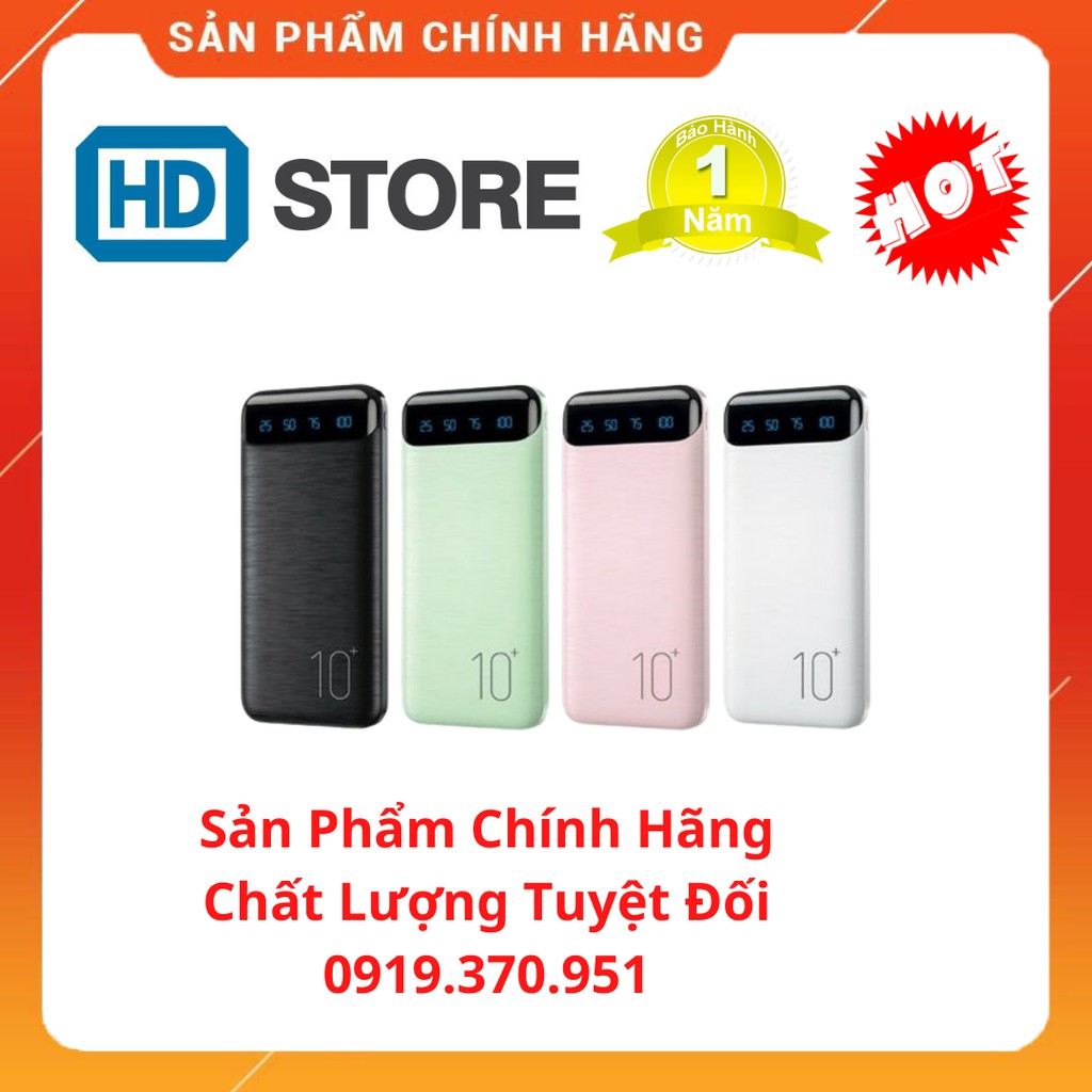 Sạc dự phòng⚡️CHÍNH HÃNG⚡️WK WP-161 10000mAh chính hãng