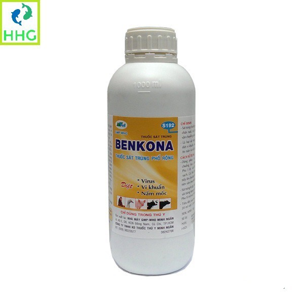 BENKONA 1000ML THUỐC SÁT KHUẨN KHỬ TRÙNG BENKONA 1000ML