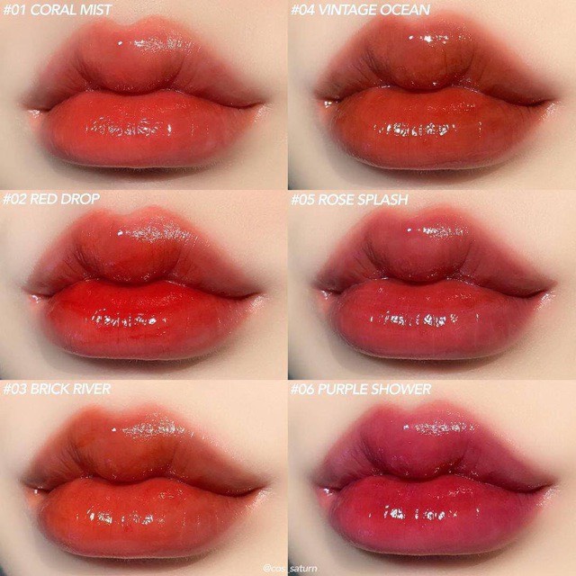 Son Tint Bóng Romand Glasting Water Tint Glasting Water Gloss