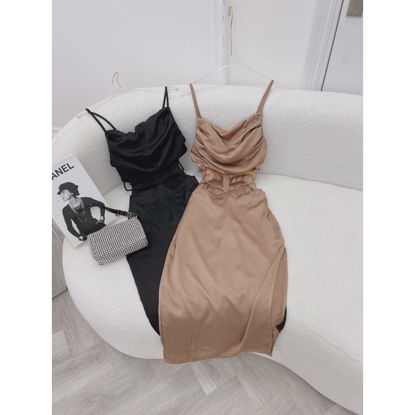 Đầm cut out xẻ đùi