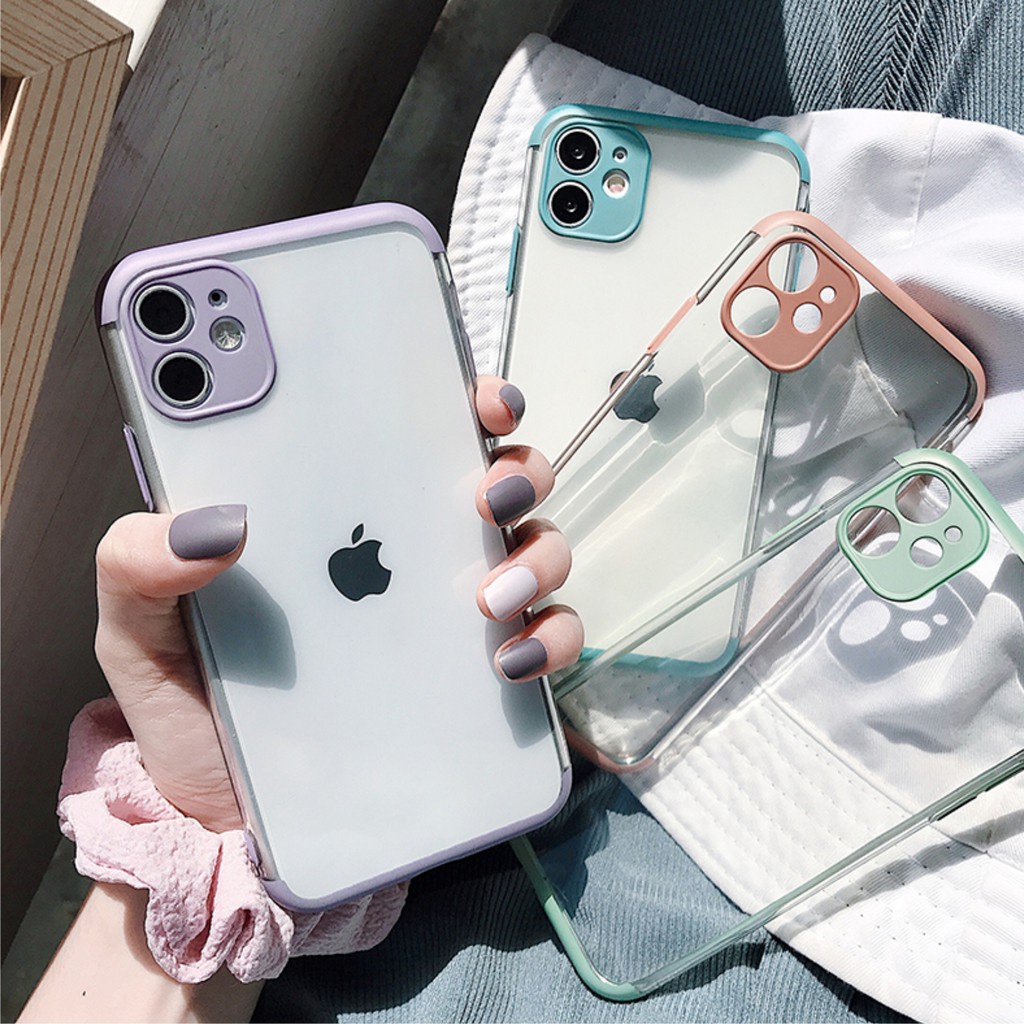 Ốp điện thoại chống sốc trong suốt cho IPHONE 13 12 11 PRO MAX XS MAX XR X 6 + 7+ 8 PLUS SE 2022