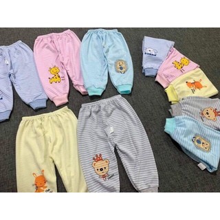 Sỉ - Quần chục dài cotton nỉ bo gấu cho bé (set 10 chiếc)