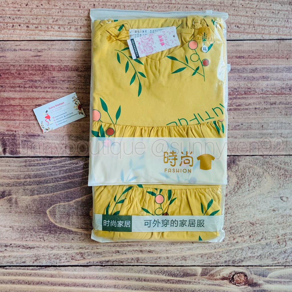 (Size M-L) Đồ Bộ Kiểu Cotton 2 Dây Có Đệm Ngực 💚FREESHIP 💚 Mẫu Mới Nhất 2020, Chất Vải Đẹp