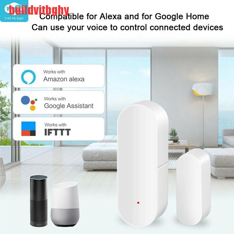 (Mua-Code) Cảm Biến An Ninh Cửa Sổ Kết Nối Wifi Cho Google Home Alexa