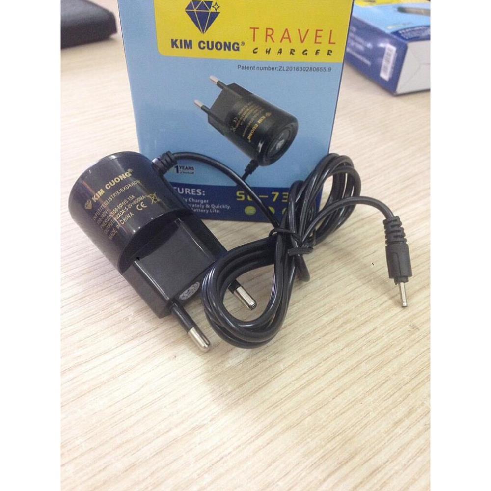 Sạc Nokia chân kim thương hiệu kim cương SG-730 chính hãng - Sạc cho máy NOKIA chân nhỏ bảo hành 1 năm lỗi 1 đổi 1