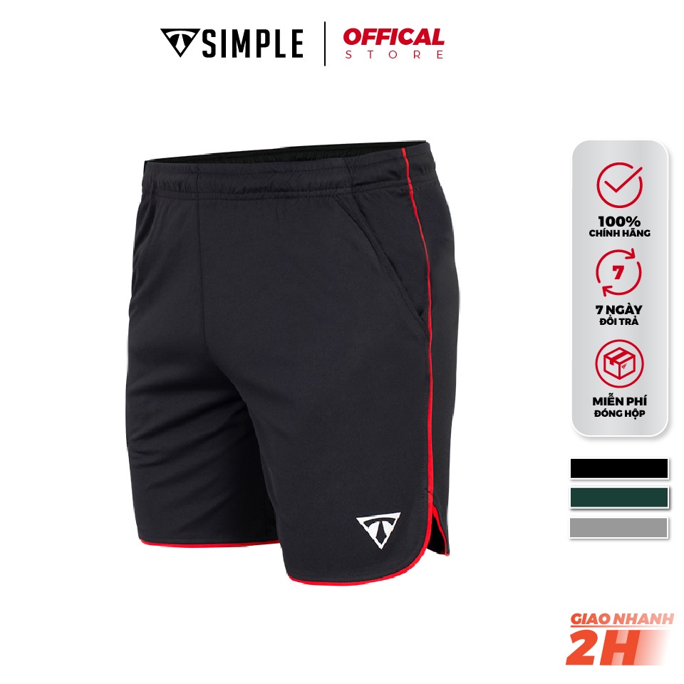 Quần Đùi Thể Thao Nam TSIMPLE short tập gym hay mặc nhà vải thun lạnh thoáng mát co giãn thoải mái vận động QLB - HÀNG M