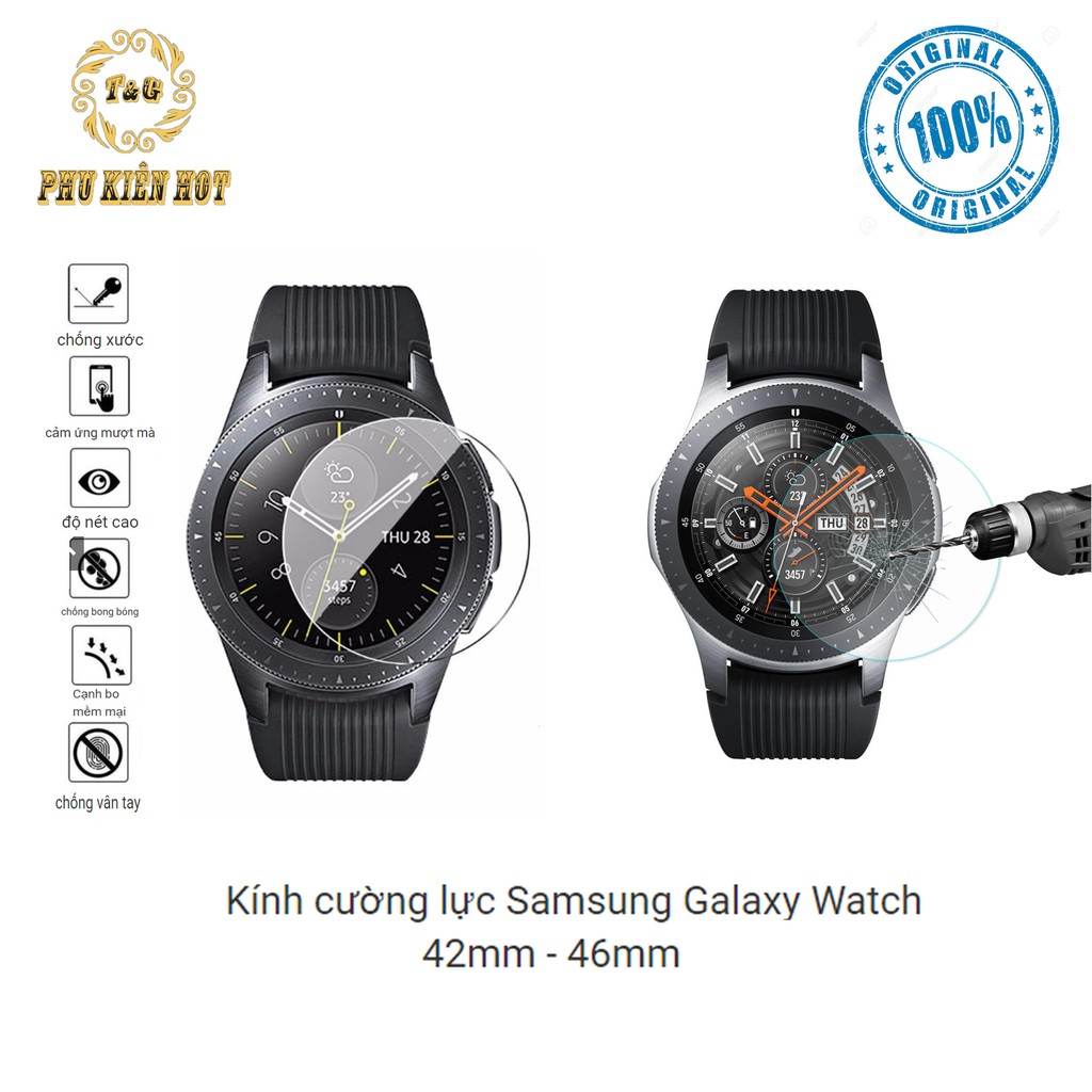 Kính cường lực Samsung Galaxy Watch 42,46mm thumbnail
