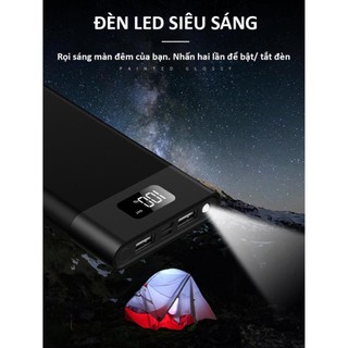 Pin sạc dự phòng - Cục sạc dự phòng Cao Cấp 20000mAh YM-1O1-  Sạc được nhiều lần có đèn led- 2 cổng sạc