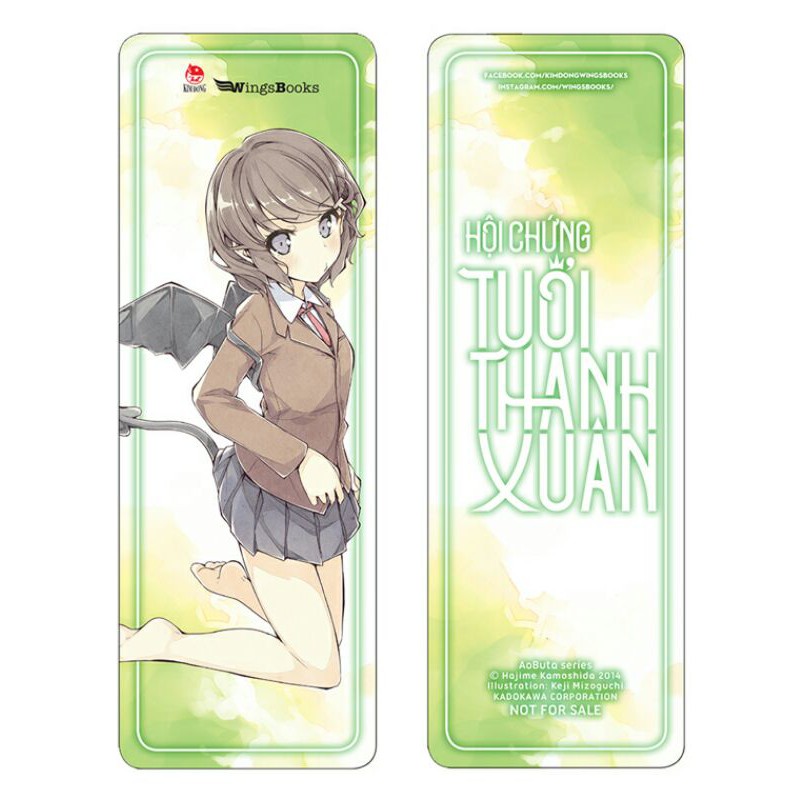 bookmark, postcard hội chứng tuổi thanh xuân