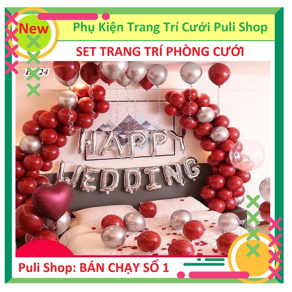 <SIÊU RẺ> SET TRANG TRÍ PHÒNG CƯỚI PHÒNG TÂN HÔN