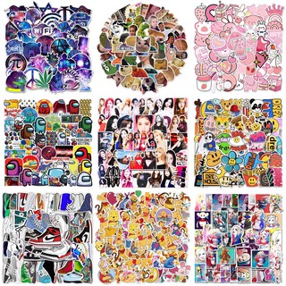 Sticker dán vali, nón bảo hiểm trang trí chống thấm nước