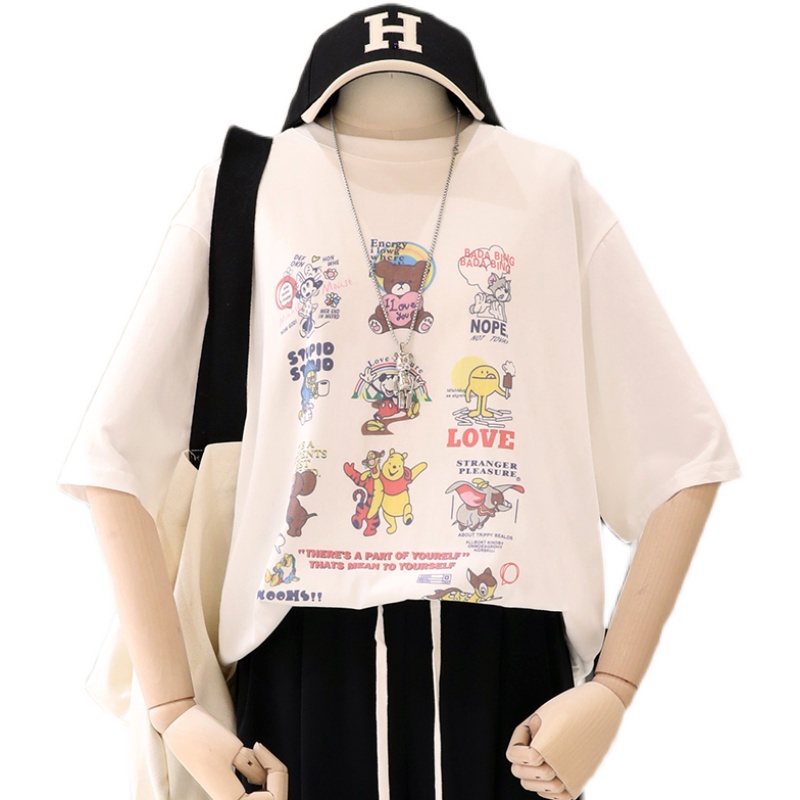 NRVP Áo Thun Tay Ngắn Cổ Tròn Thời Trang Mùa Hè Phong Cách Hàn Quốc 2022 Cho Nam Và Nữ