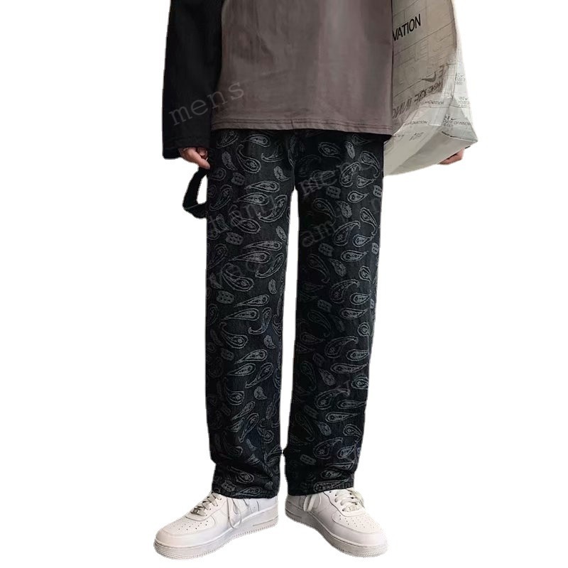 Quần jean nam baggy ống suông rộng HỌA TIẾT HÓT phong cách dẫn đầu hottrend 2021 VADITAMI_MENS