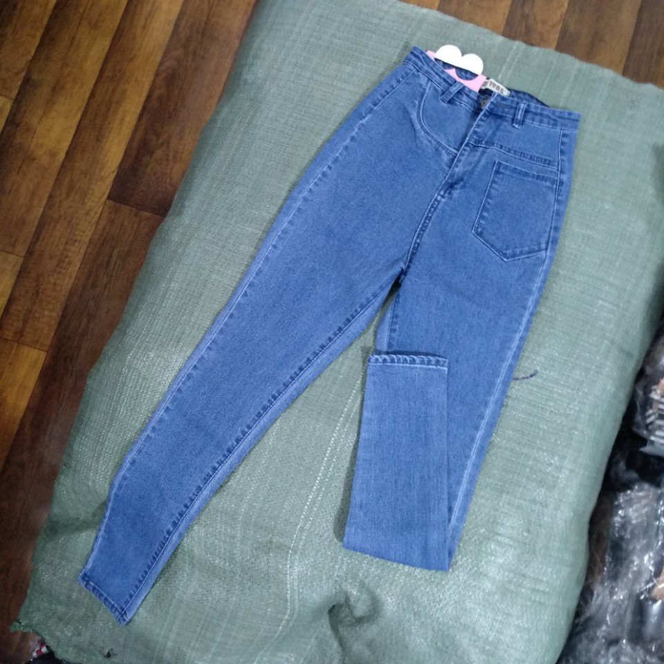 quần jean nữ lưng siêu cao ( HÌNH CHỤP THẬT ) 1204