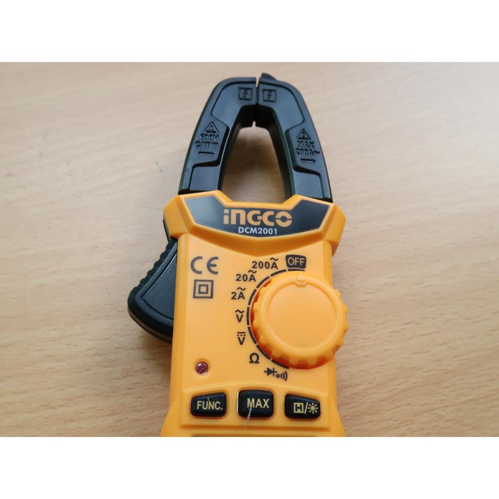 Ampe kẹp  kìm đo AC kỹ thuật số Ingco DCM2001
