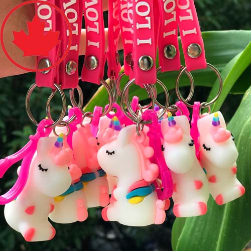 [Chuẩn Auth] Móc khoá ngựa Pony 1 sừng đủ màu xịn xò (có sẵn)