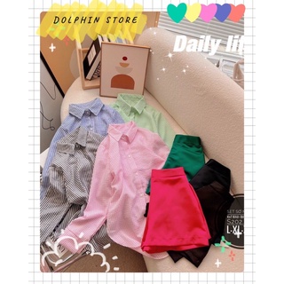 🌹BIGSIZE Set áo sơ mi kèm quần short bigsize