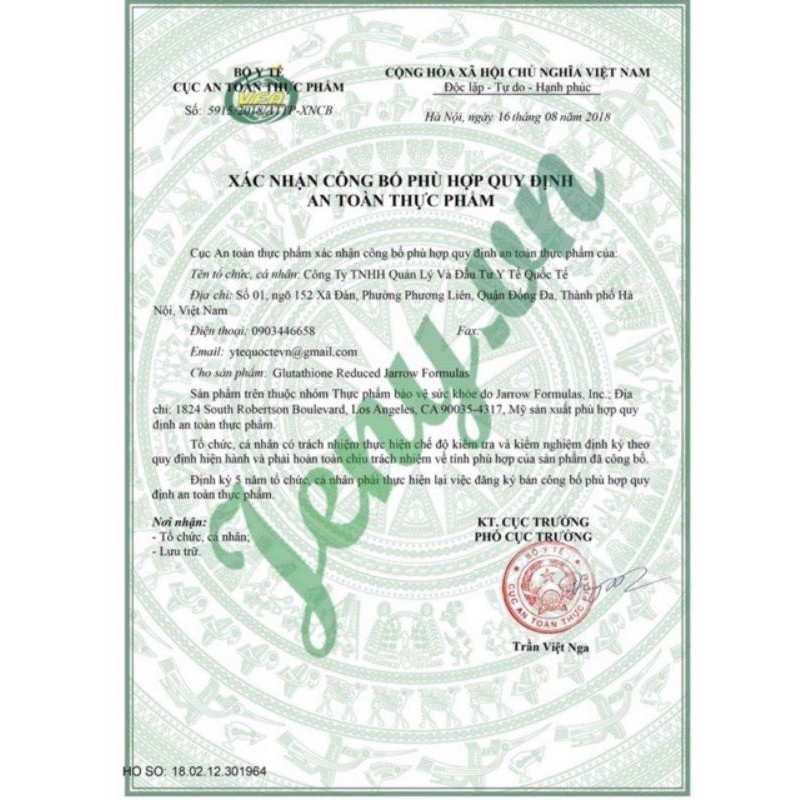 Viên uống trắng da Glutathione Reduced Jarrow 1000mg, USA, hộp 60 viên | BigBuy360 - bigbuy360.vn