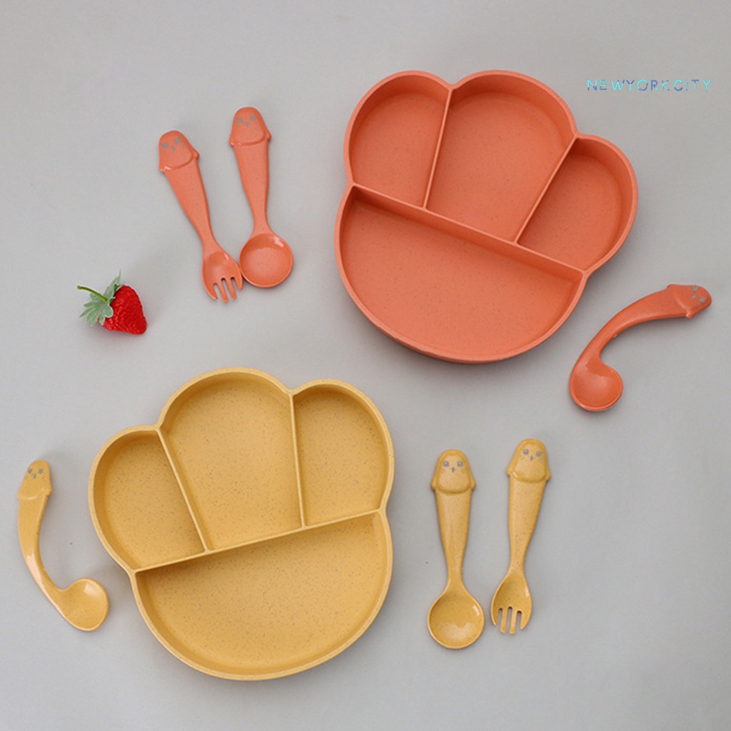 Bộ Bát Ăn Và Muỗng Nhựa PP Cho Bé