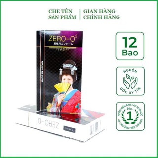 Bao cao su siêu mỏng siêu trơn hộp 12c Zero O2 - Nhật Bản -theanhdo