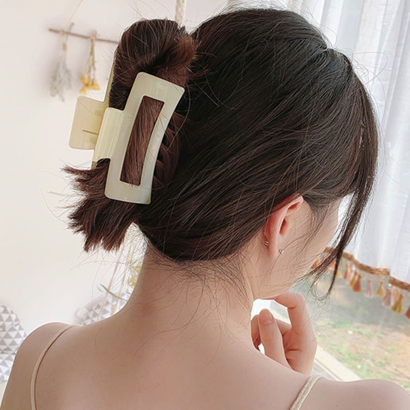 Kẹp Tóc Kiểu Dáng Đơn Giản Xinh Xắn Thời Trang Cho Nữ