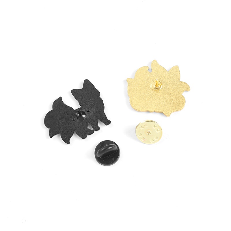 Ghim cài áo hình chú cáo dễ thương trang trí quần áo cho bé