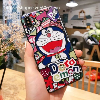 Ốp silicon in nổi doremon dành cho máy Iphone