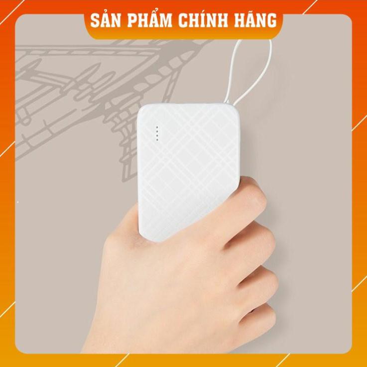 Hàng Chuẩn 💥 PIN SẠC DỰ PHÒNG ROMOSS QS-10 1000MAH - ĐÈN LED HIỂN THỊ - TÍCH HỢP DÂY SẠC THÔNG MINH