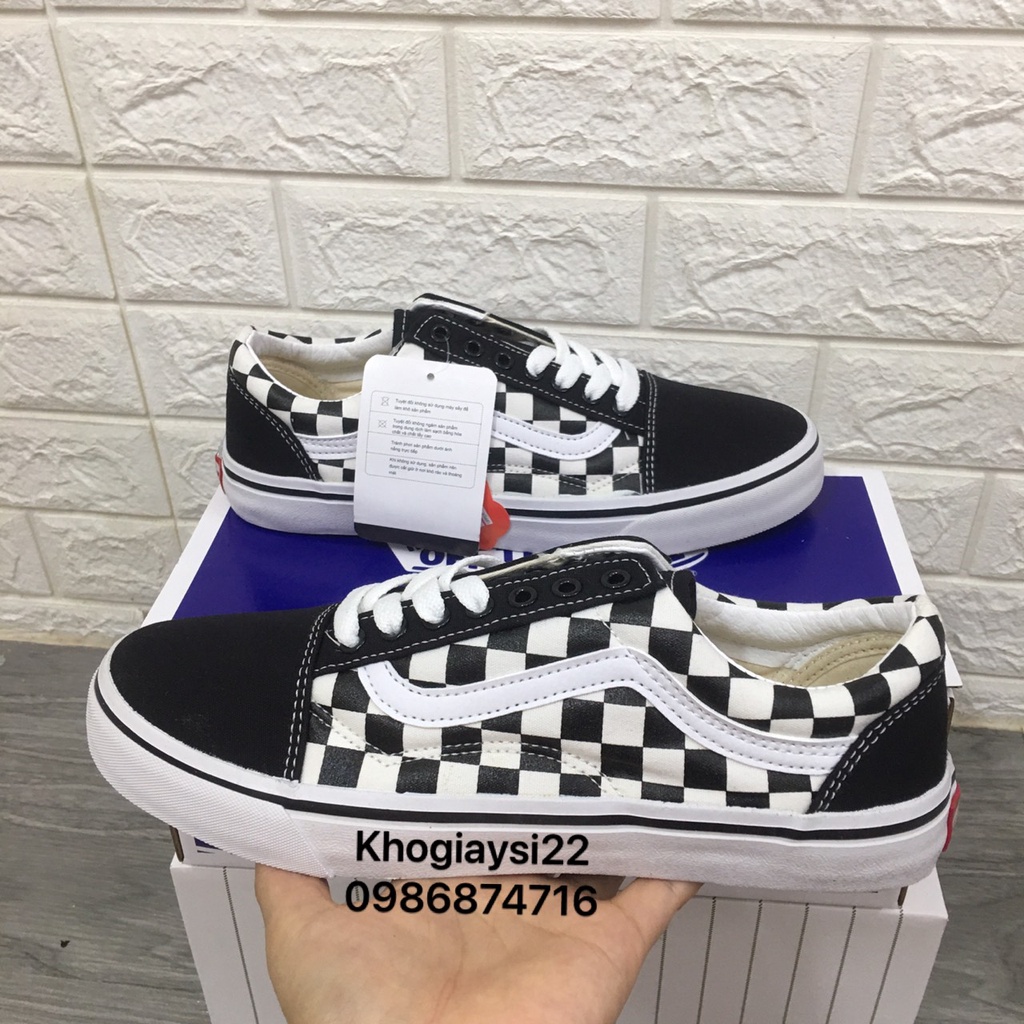 Giày vans old skool đỏ tươi size 36->43 NAM NỮ