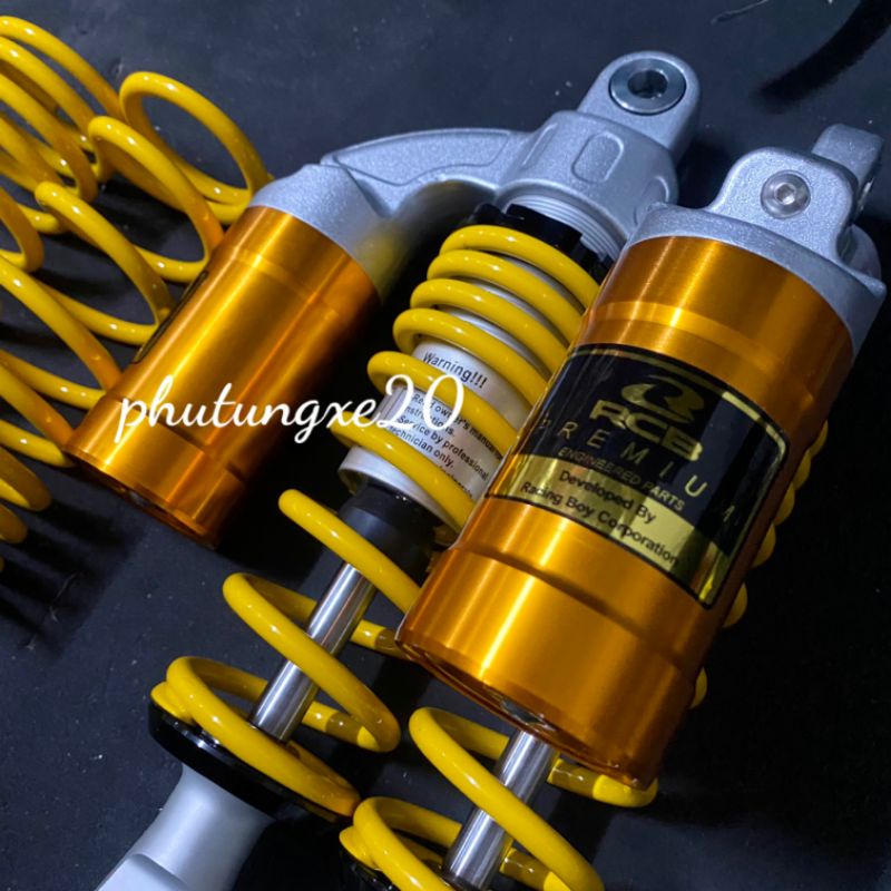 Phuộc nhún sau RCB bình dầu  cho các xe Sirius Jupiter Wave Dream Cub Axelo Win 100 Blade Future ...