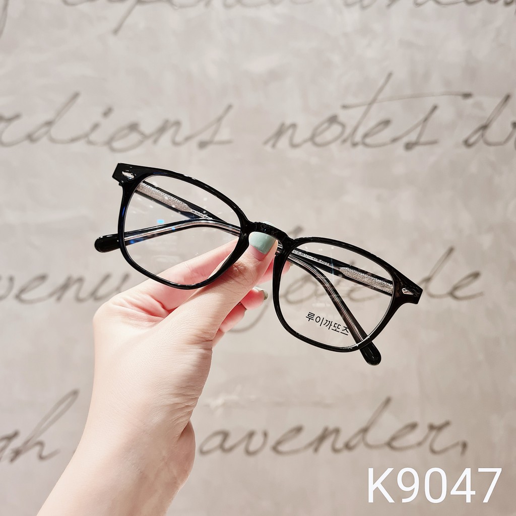 Kính mắt nam nữ Lily Eyewear mắt kính vuông giả cận thời trang Hàn Quốc K9047 | BigBuy360 - bigbuy360.vn