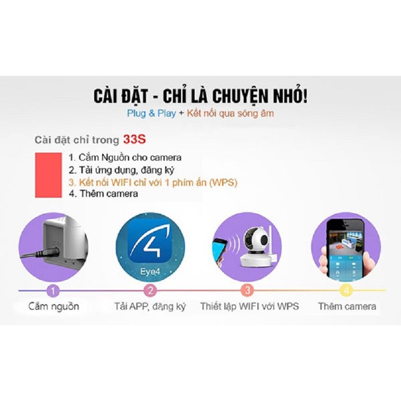 Camera an ninh Vstarcam Độ nét chân thực 1080 2M siêu nét C38S (Hàng nhà giàu - Agiadep)