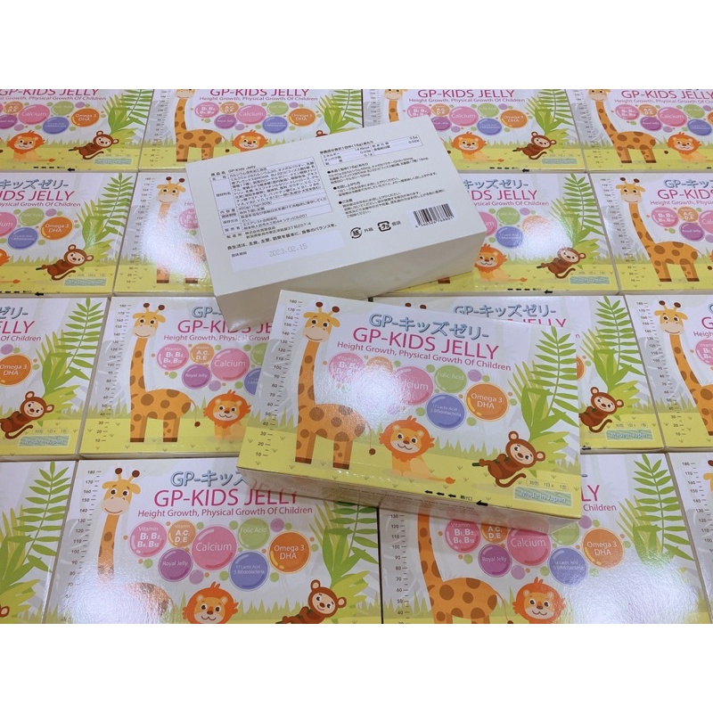 Thạch Tăng Chiều Cao GP-KIDS JELLY Nhật Bản - Hộp 30 Gói