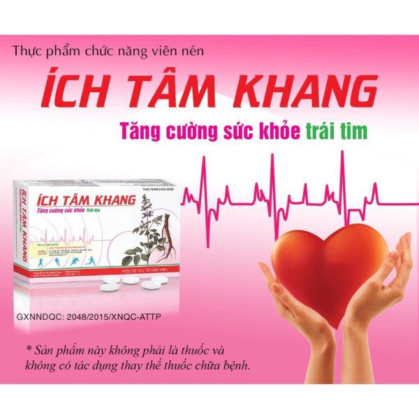 Ích Tâm Khang (hỗ trợ tăng cường chức năng tim cho người bệnh tim mạch)