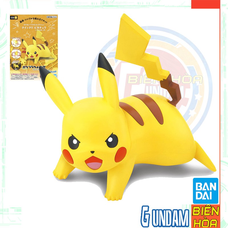 Bộ lắp ráp PokePla Quick!! 03  pikachu Battle Pose