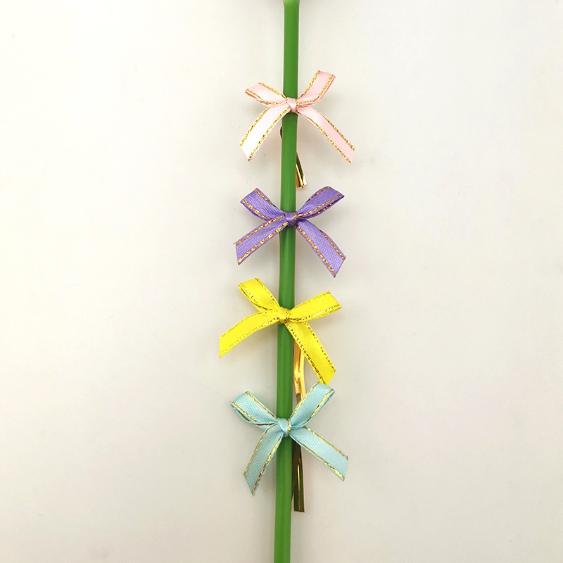 Set 100 Nơ Ruy Băng 3.5cm Nhiều Màu Sắc Dùng Trang Trí Tiệc