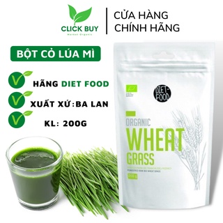Bột cỏ lúa mì hữu cơ super wheat grass 200g - nhập khẩu từ ba lan