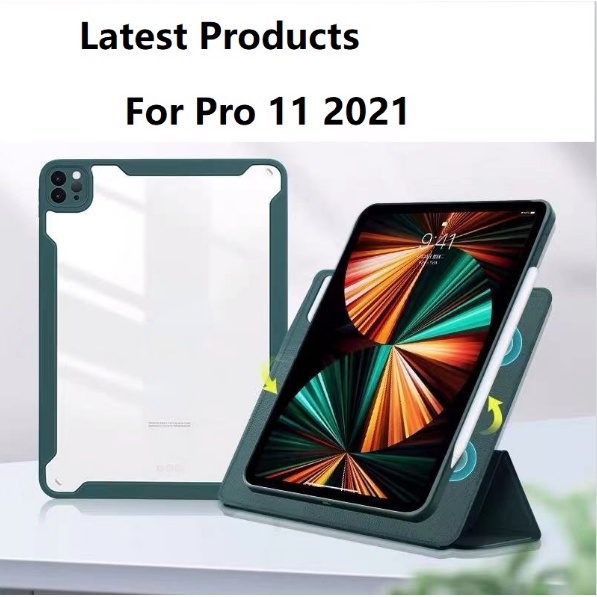 Bao Da Từ Tính Xoay 360 Độ Cho for Ipad Pro 11 Case 2021 Air4 Pro 11 2020 / 2018