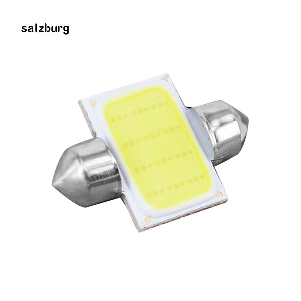Bộ 2 đèn LED COB 12V ánh sáng trắng cho xe hơi xe tải