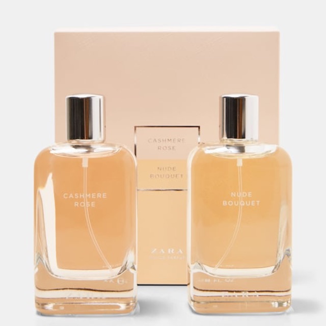 NEW Nước hoa Zara Woman: Set 2 chai 100ml Nude Bouquet + Cashmere Rose M6 M5 :