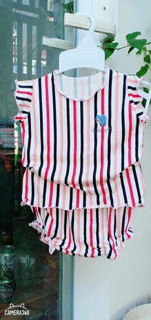 Đồ bộ hột gà cho bé gái
